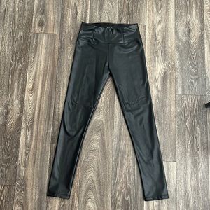 FREE W/ ANY CLOSET PURCHASE! Faux Leather Fleece Lined Leggings